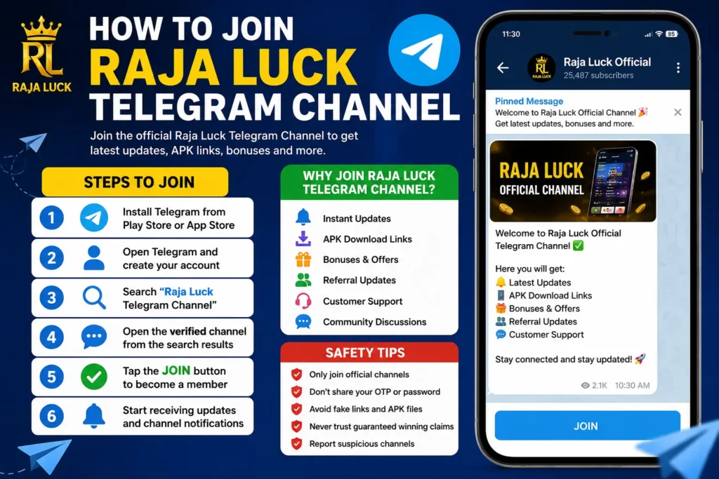 Raja Luck telegram channel