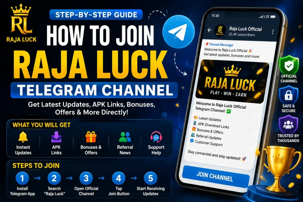 Raja Luck Telegram channel
