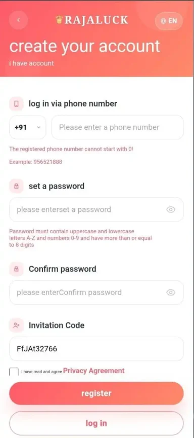 Raja Luck Login Raja Luck Login